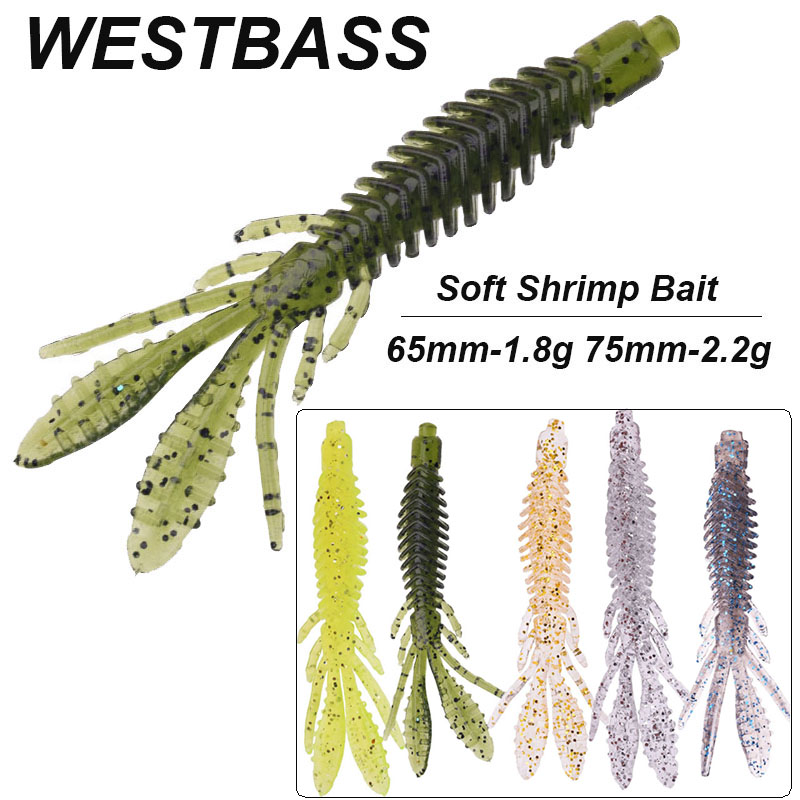 Fishing Lure Spinnerbait - WESTBASS 5 Mềm Ấu Trùng Mồi