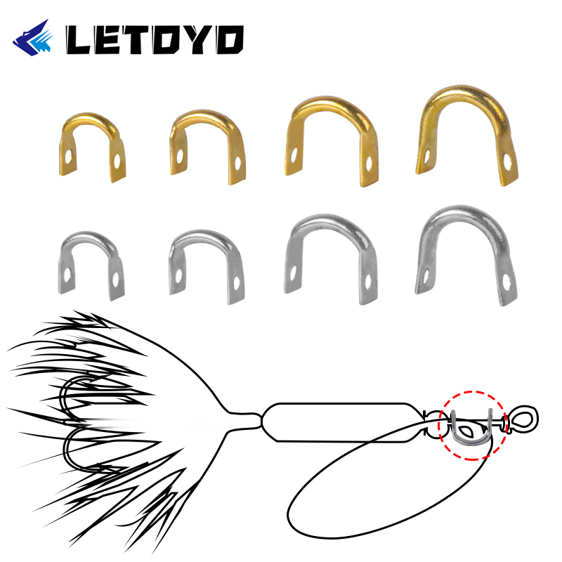 LETOYO 100pcs Folded Clevises  - đánh giá và giá Fishing Lure Spinner