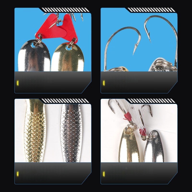 Fishing Lure Kit 16 Pcs Sets T - đánh giá và giá Fishing Lure Spinnerbait