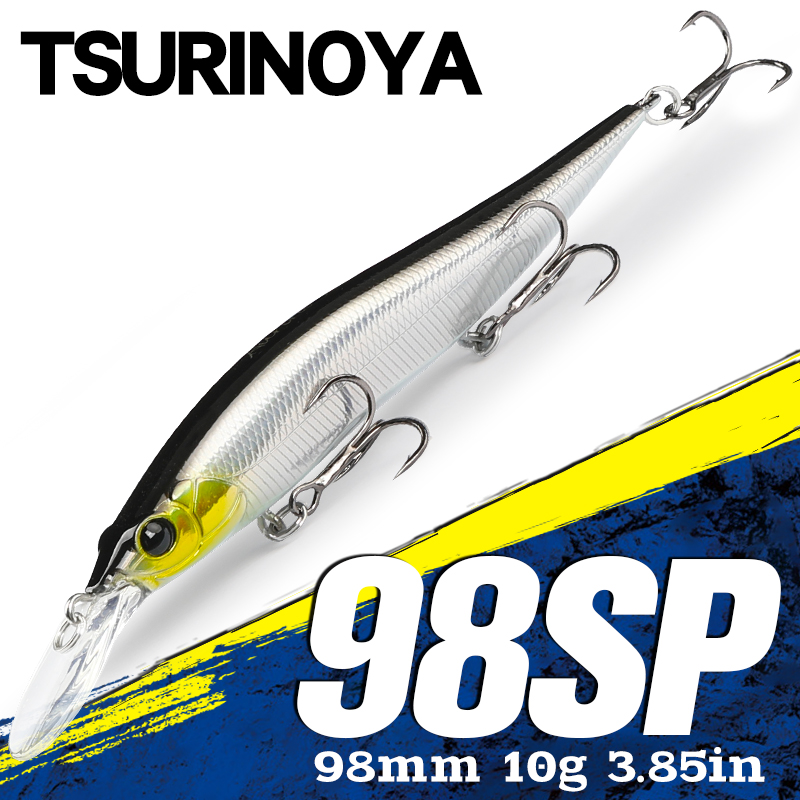 TSURINOYA  Suspending Minnow J - đánh giá và giá Fishing Lure Jerkbait