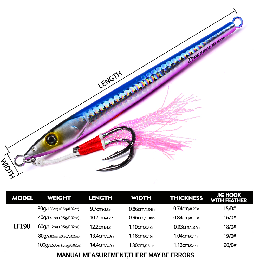 PROBEROS 30-100g Fast Sinking  - đánh giá và giá Fishing Lure Buzzbait